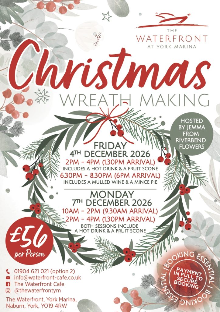 Waterfront Xmas Wreath Making 2026